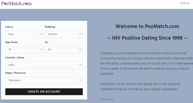 HIV positive dating sites